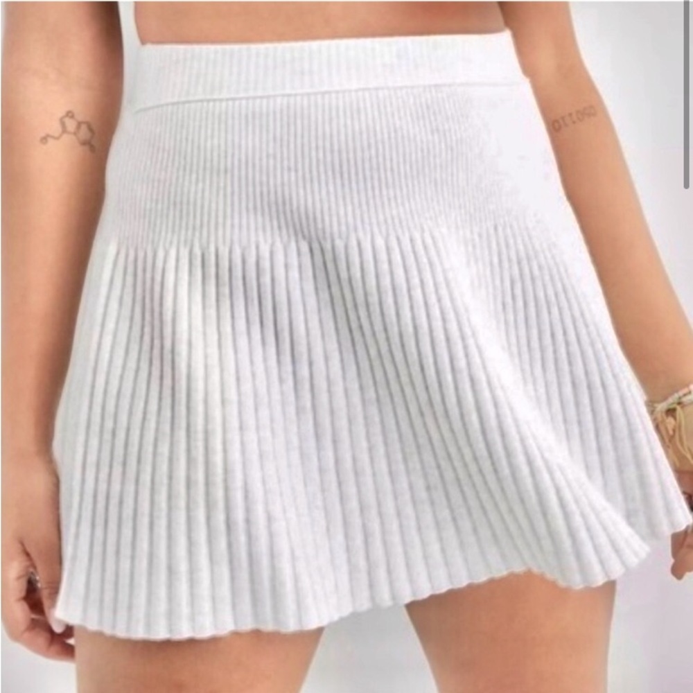 Ribbed Knit Skirt